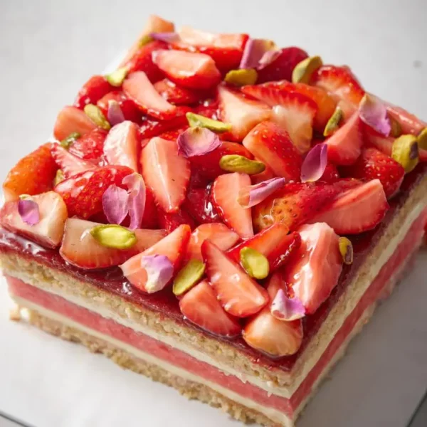 Watermelon Strawberry Cake