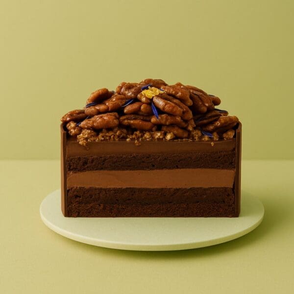 Vegan Pecan Chocolate Cake (Next Day) - Image 2